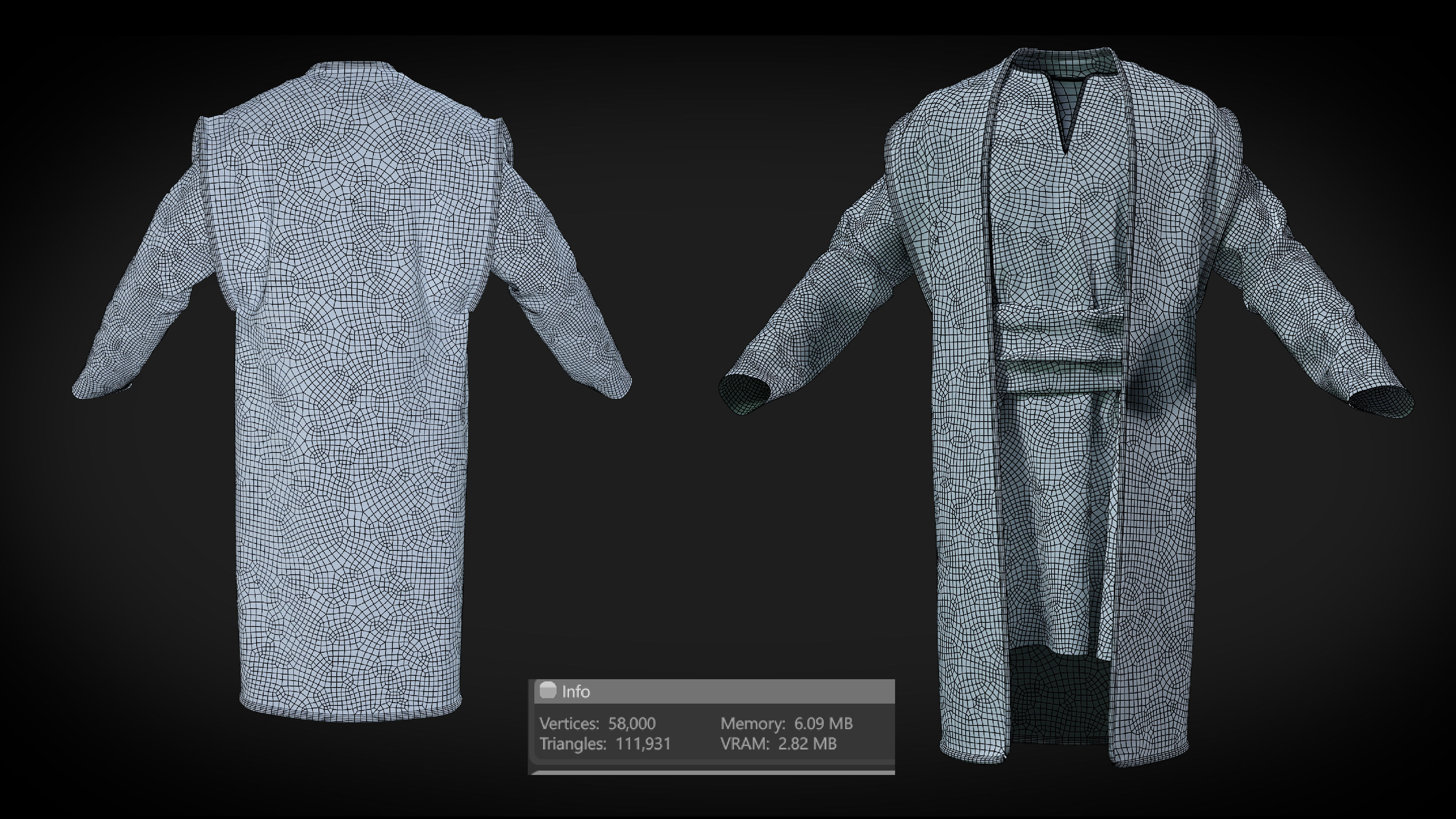 3D Medieval clothes character clothing collection 3D model_8