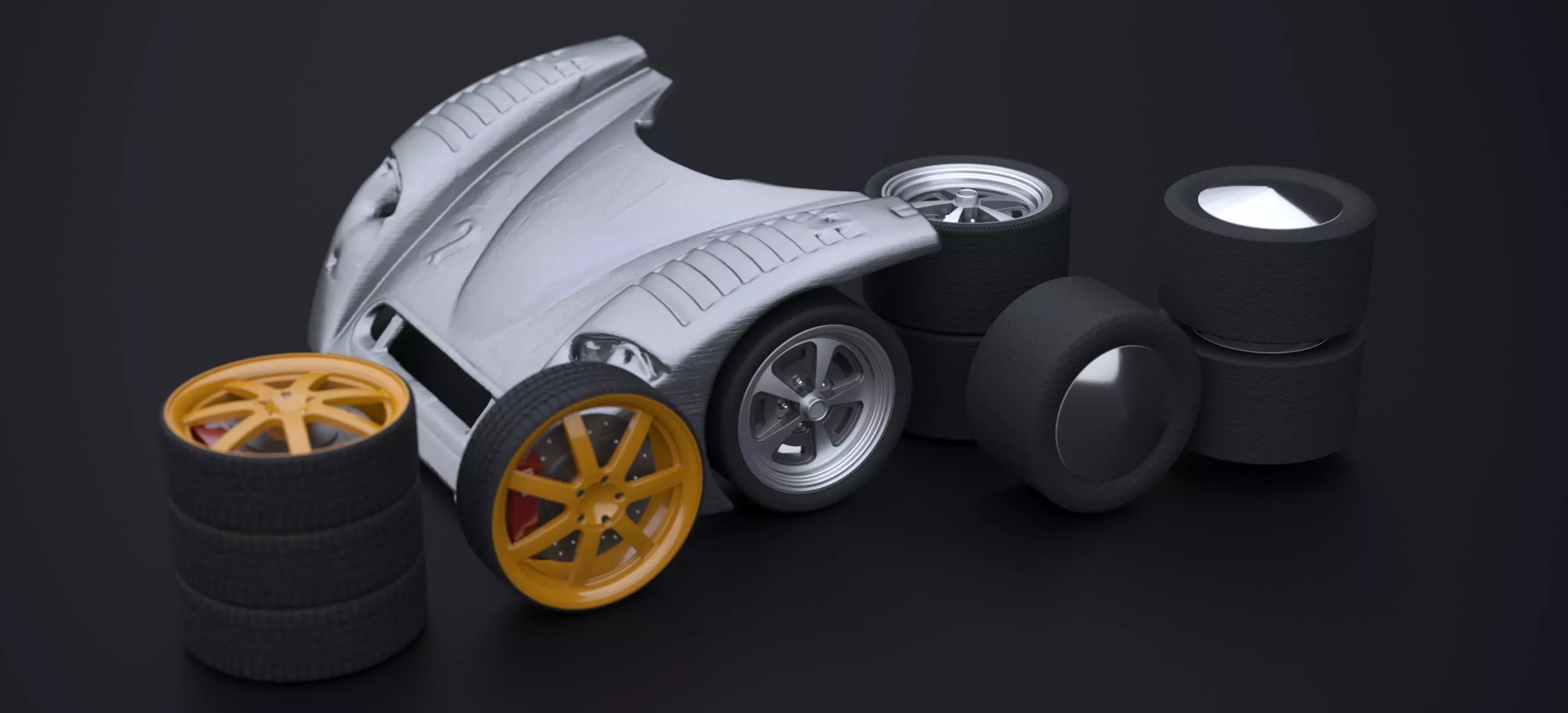 RACKING WHEEL SET 2019 3D model_0