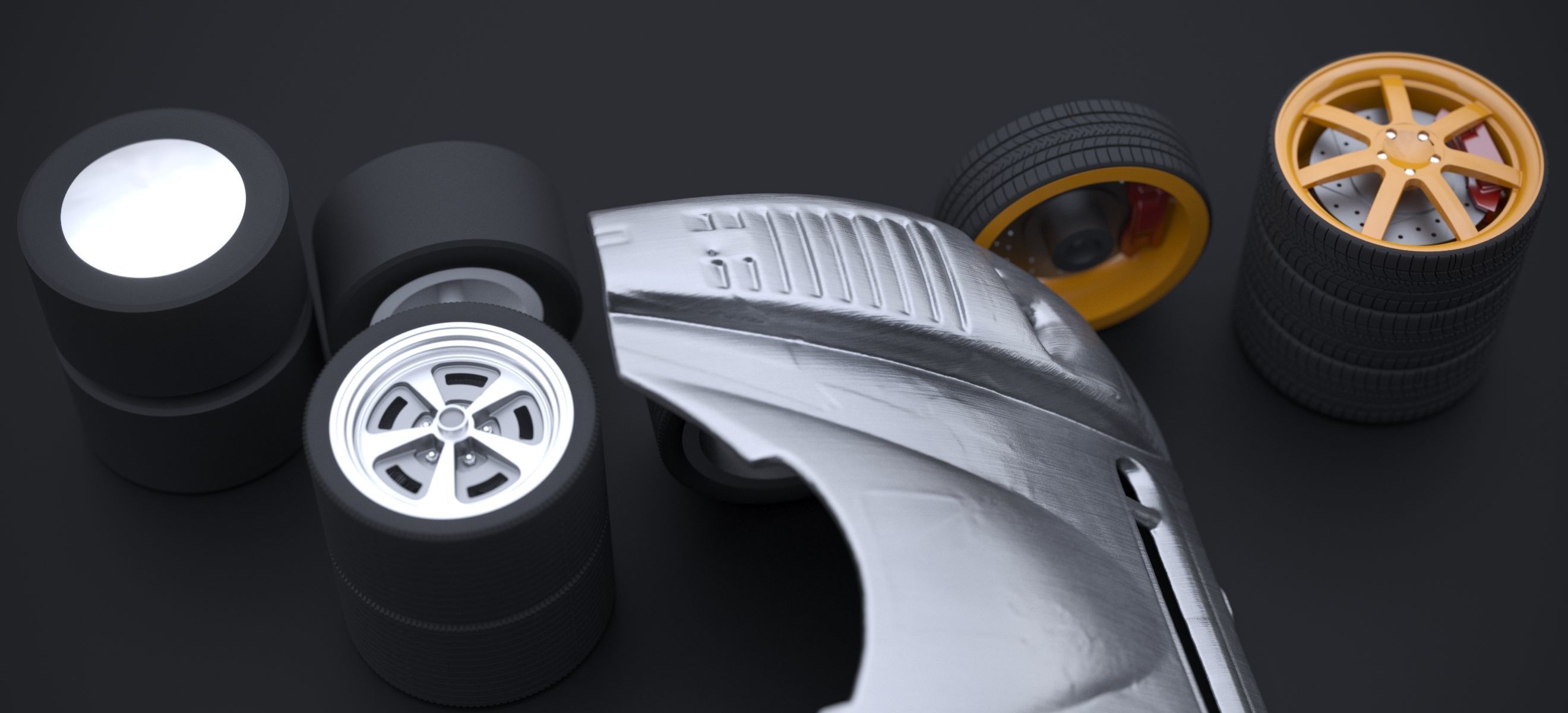 RACKING WHEEL SET 2019 3D model_12