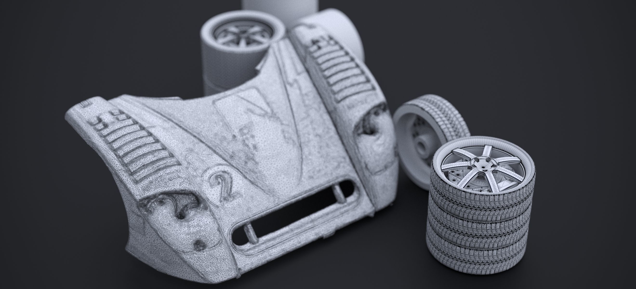 RACKING WHEEL SET 2019 3D model_18