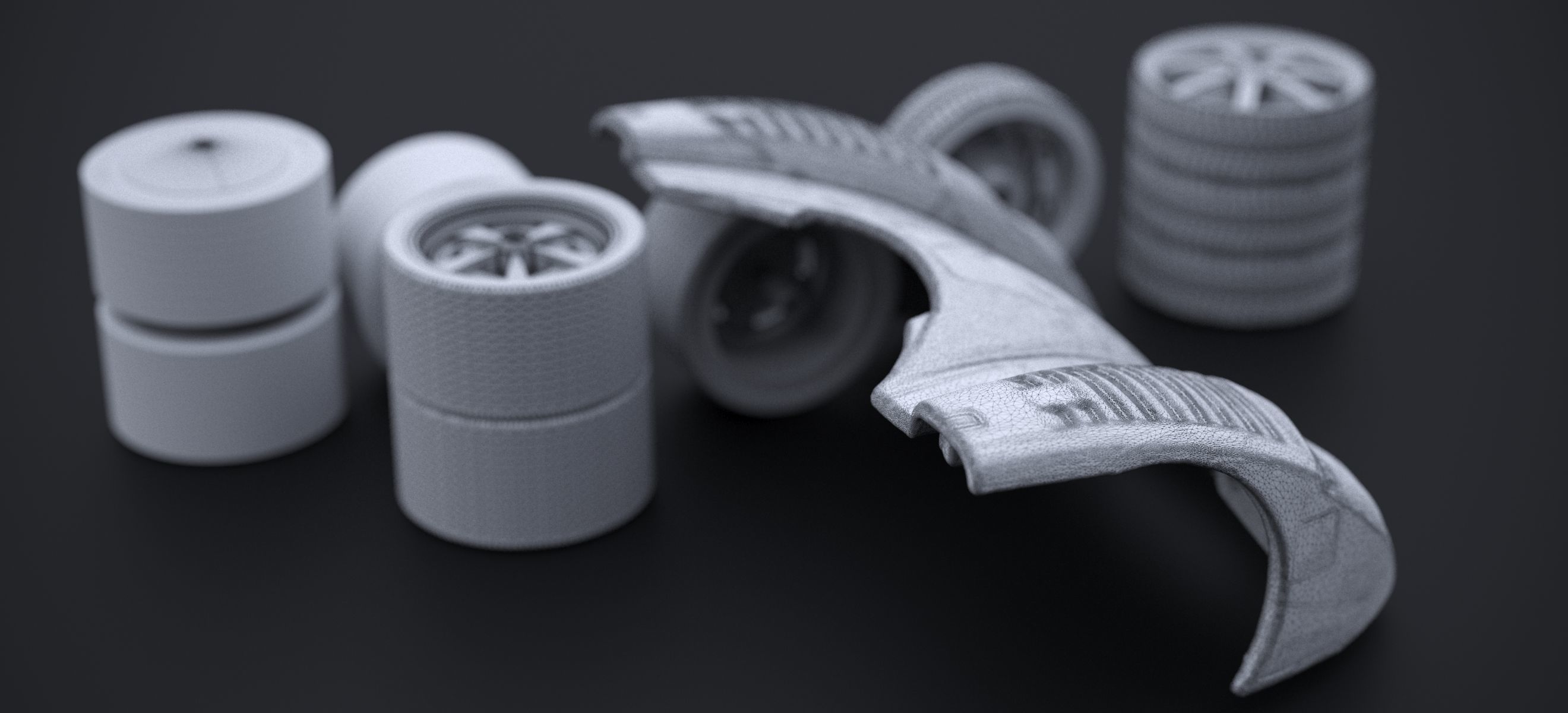 RACKING WHEEL SET 2019 3D model_16