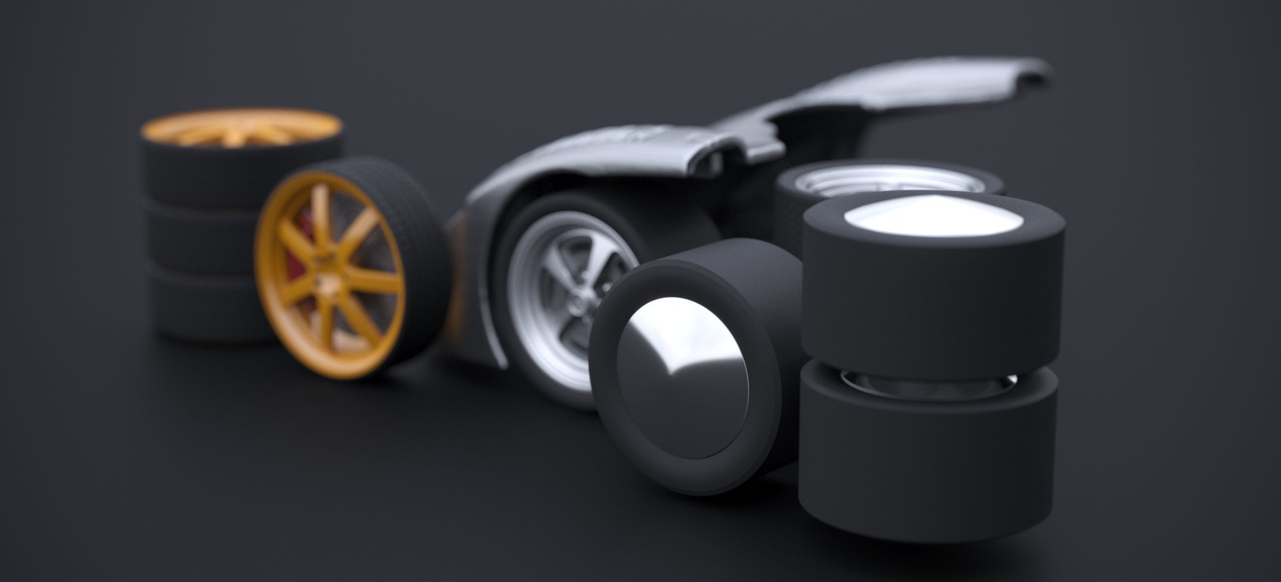 RACKING WHEEL SET 2019 3D model_4