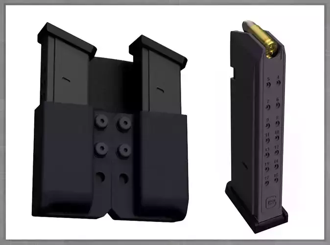 Dredd Double Mag Carrier