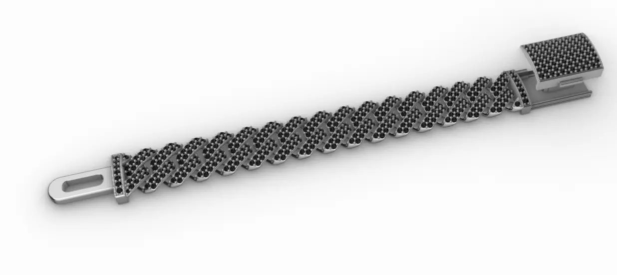 12 MM CUBAN LINK CHAIN 3D print model_0