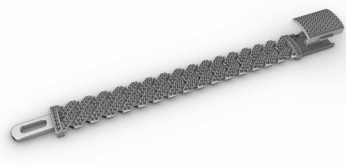 12 MM CUBAN LINK CHAIN 3D print model_1