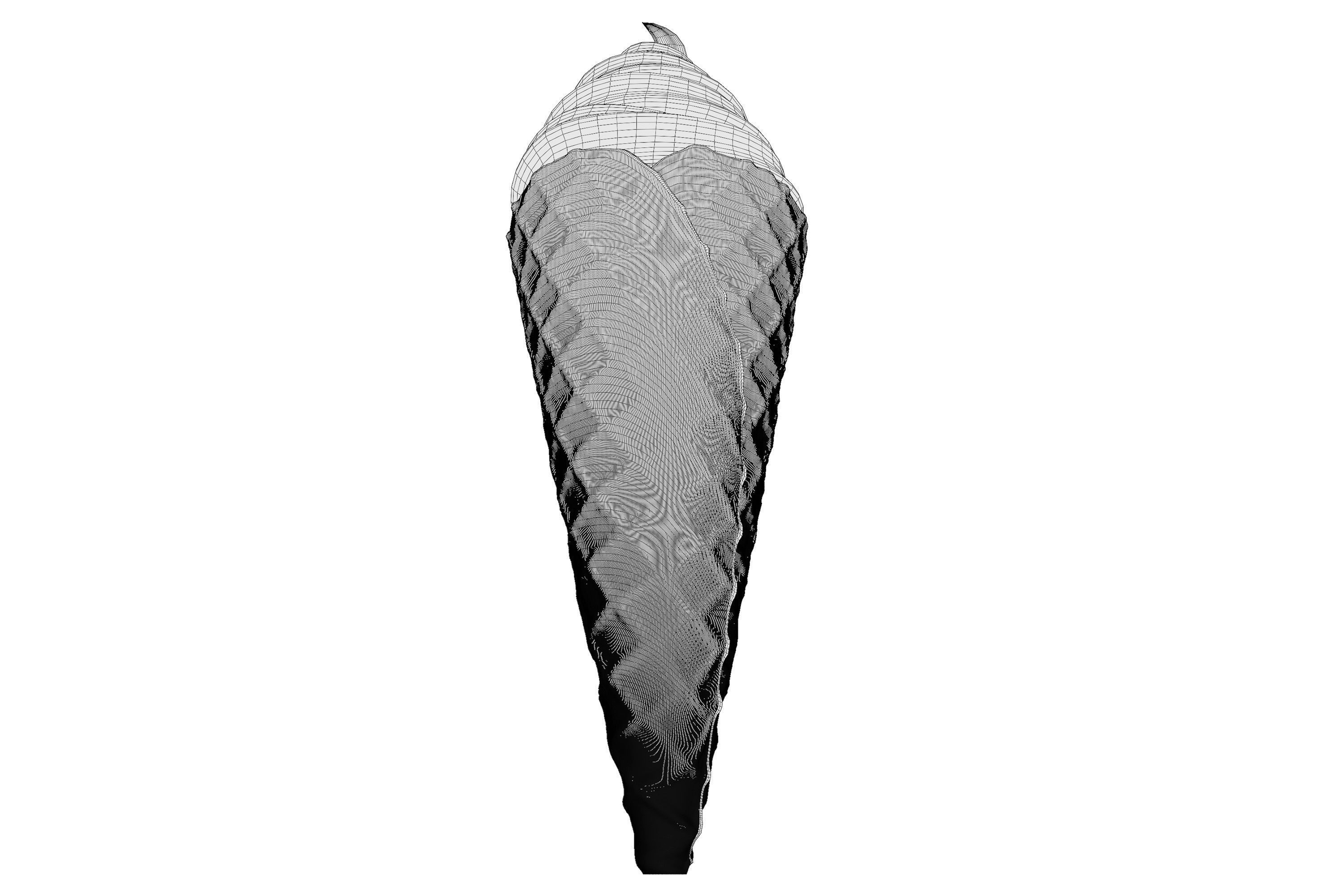 Ice Cream Cone 03 3D model_5