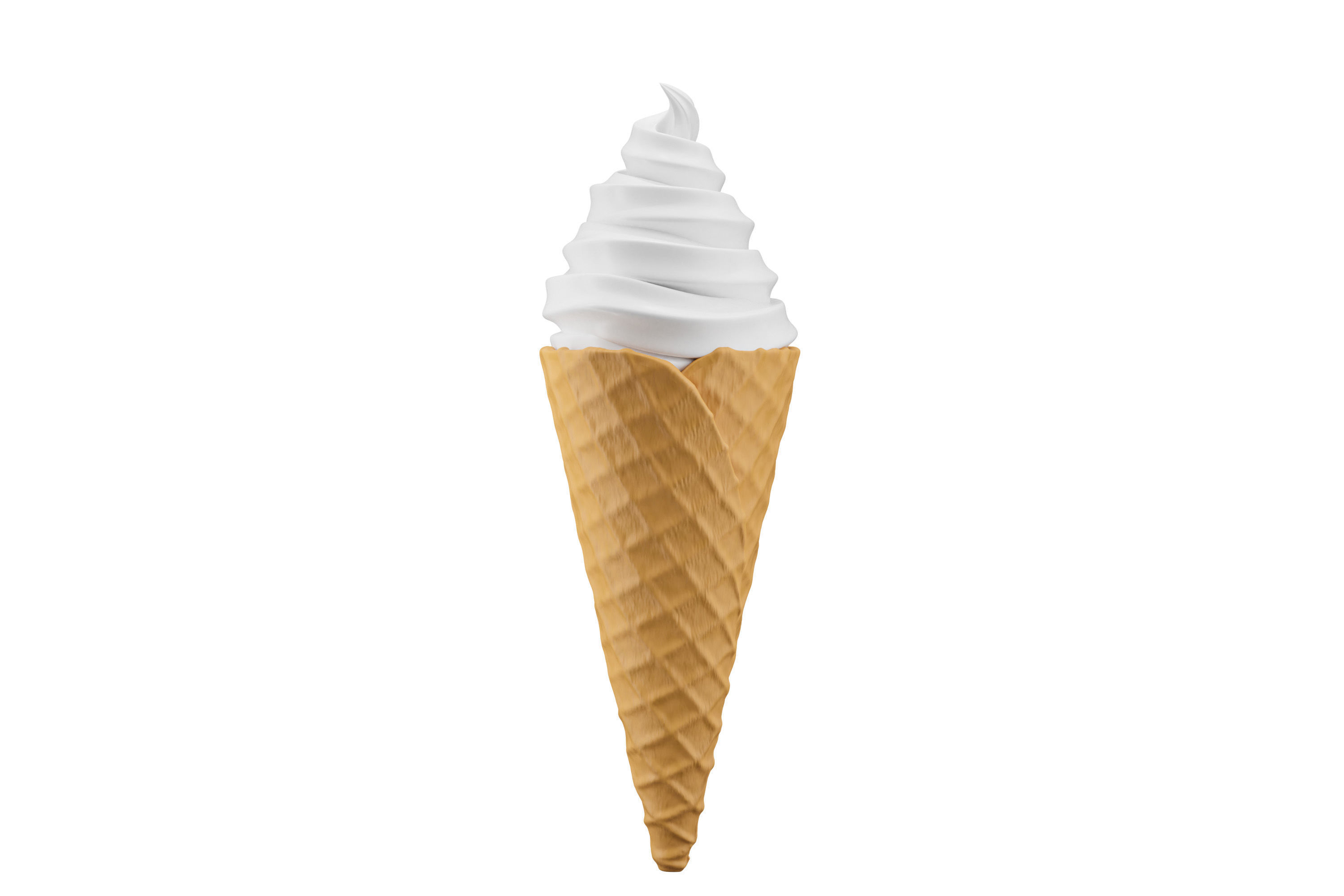 Ice Cream Cone 03 3D model_2