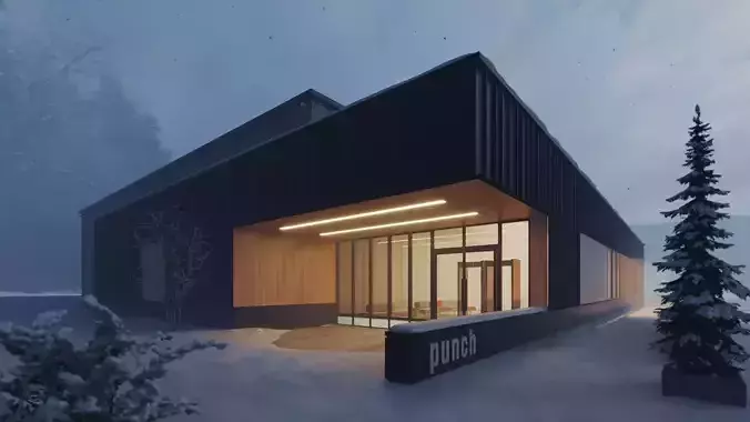 ProVis3D 044 - Commercial Building Office 3D model