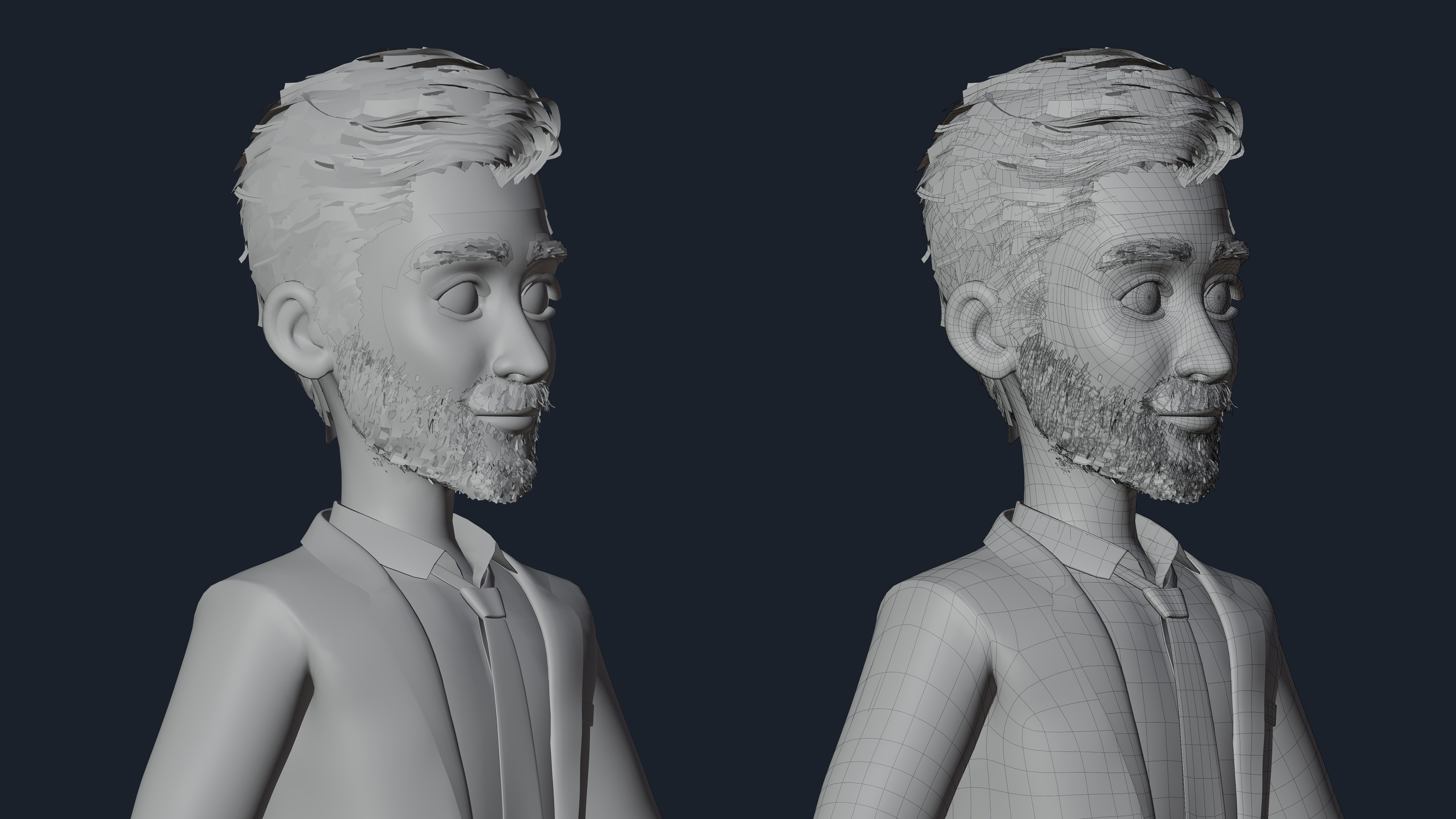 CARTOON FATHER - RIGGED MAN Low-poly 3D model_21