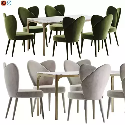 pair midcentury chairs canto table