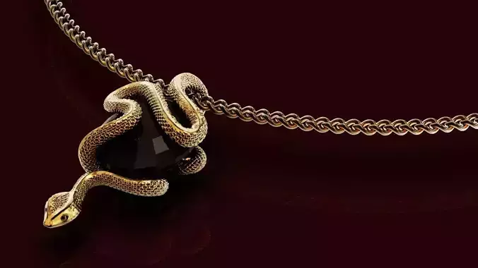 snake pendant