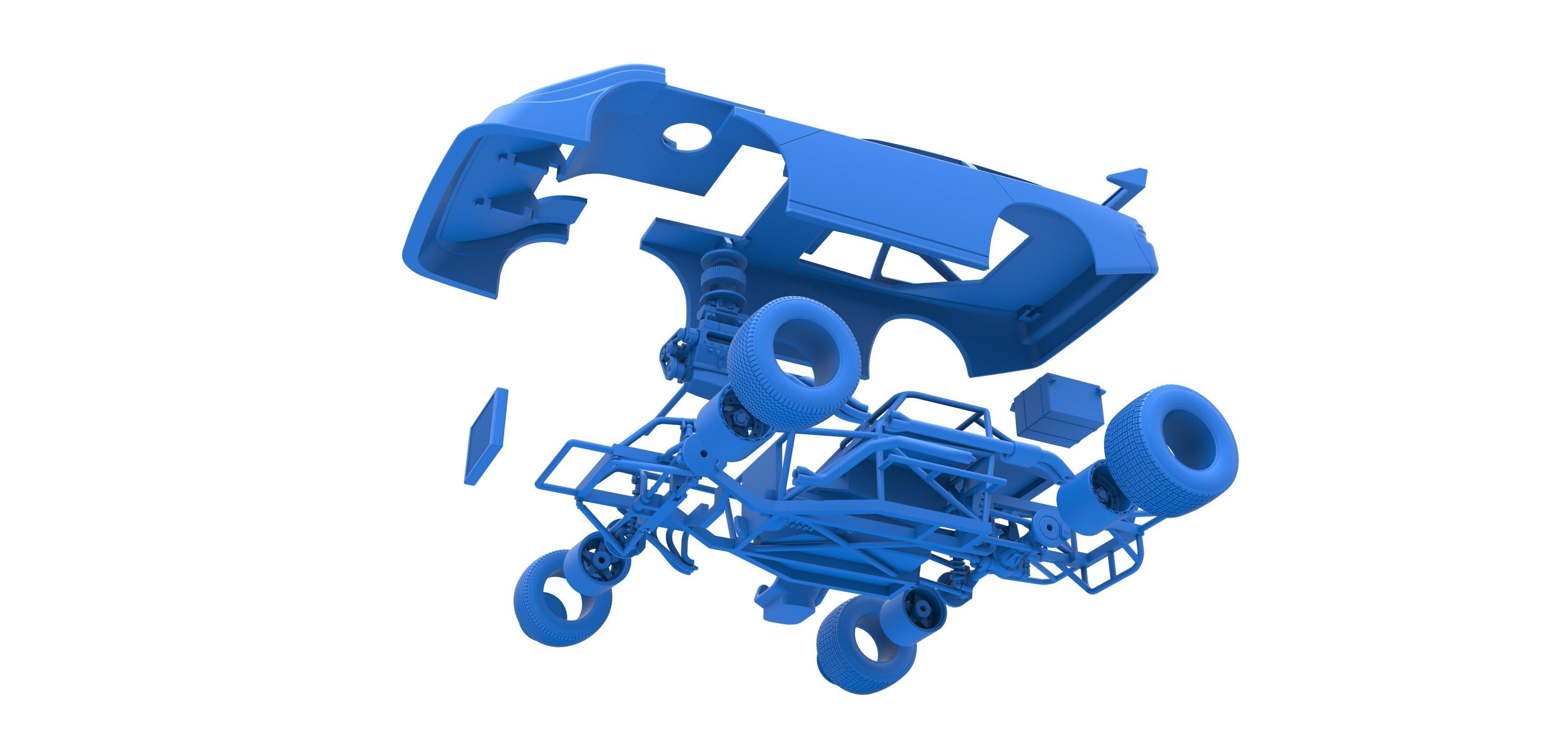 Australian Super Sedan Scale 1 to 25 3D print model_57