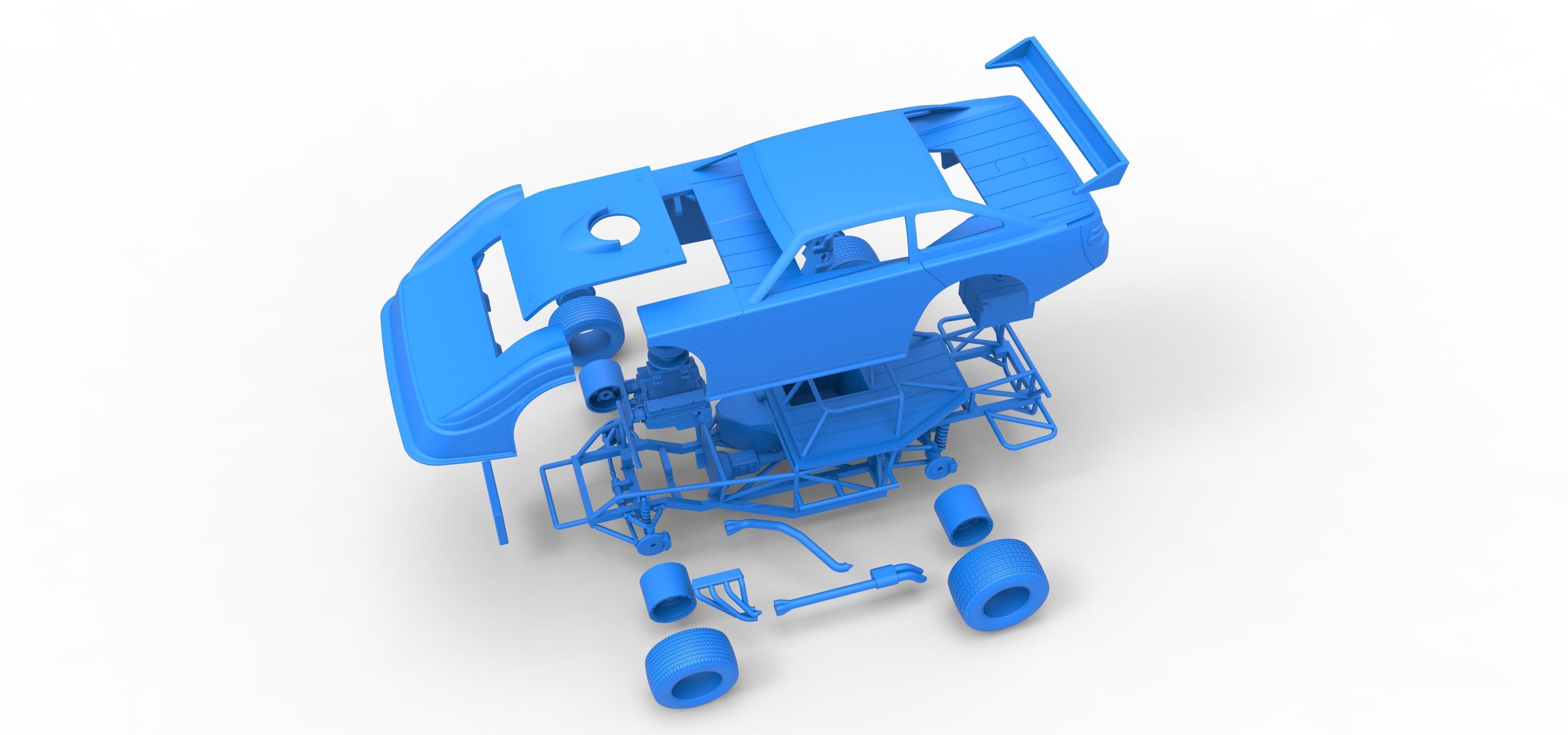 Australian Super Sedan Scale 1 to 25 3D print model_56