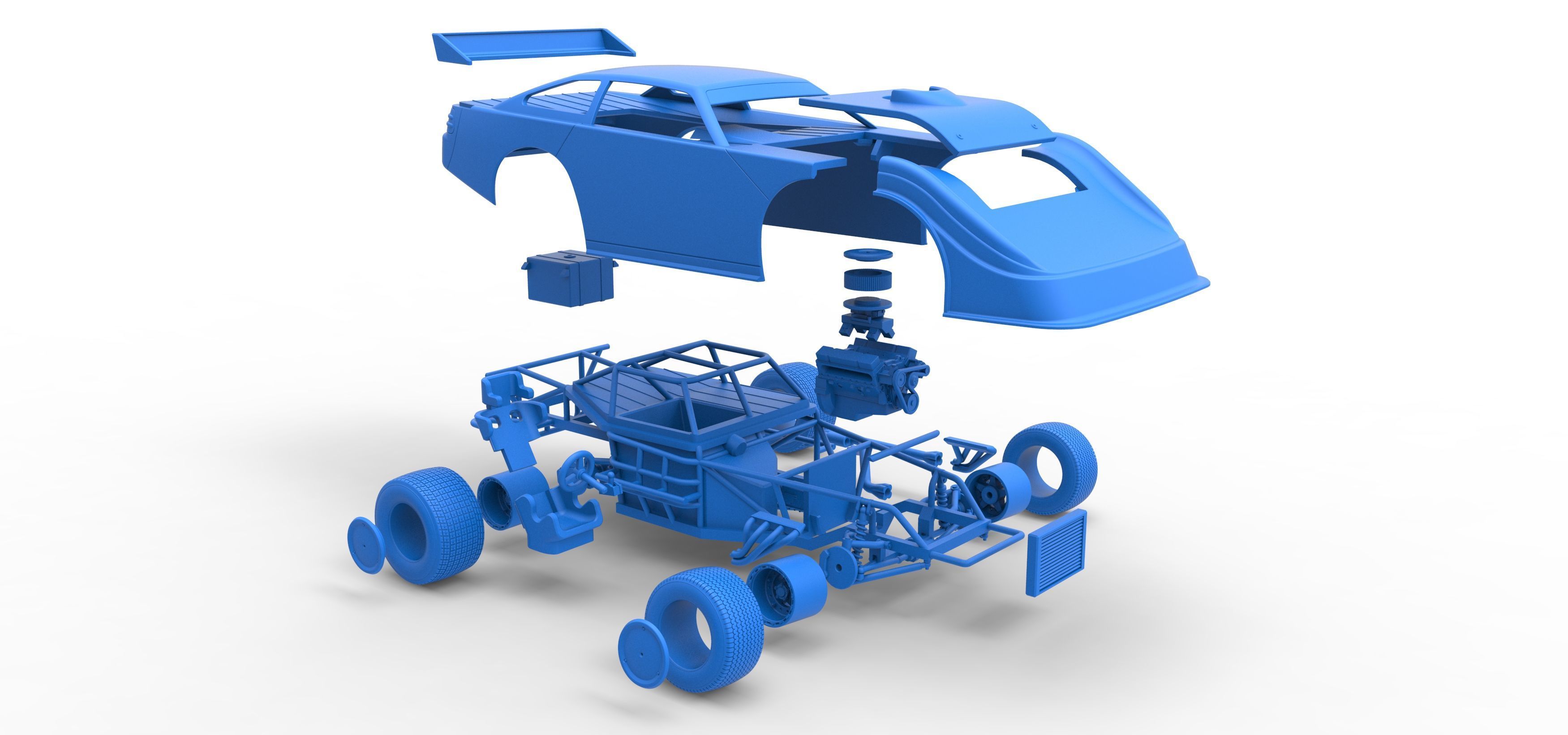 Australian Super Sedan Scale 1 to 25 3D print model_66