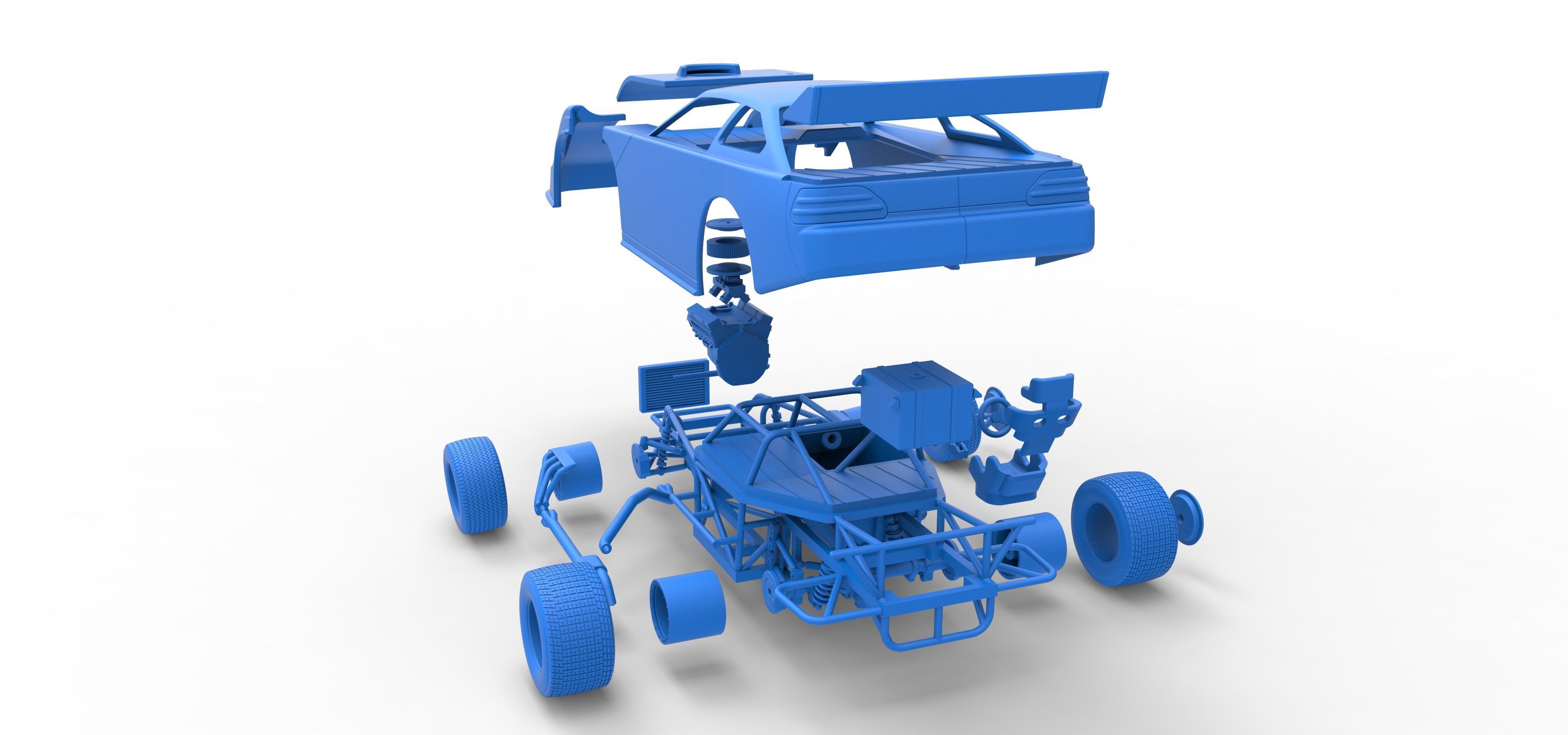 Australian Super Sedan Scale 1 to 25 3D print model_62