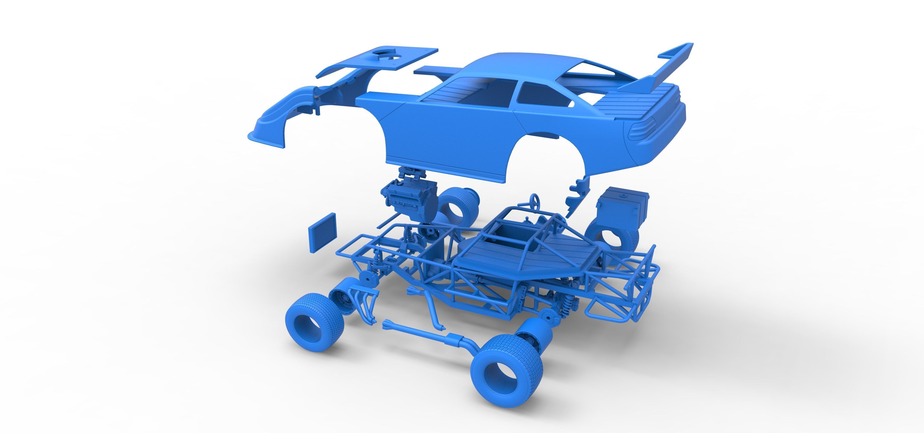 Australian Super Sedan Scale 1 to 25 3D print model_61