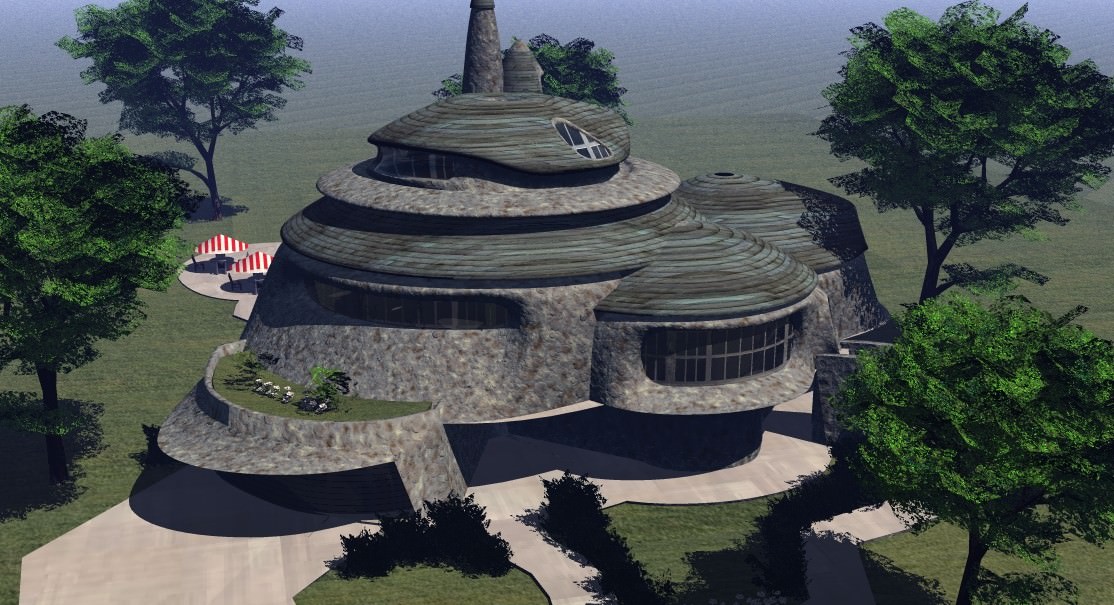 Neo Home Fantasy House 3D print model_1