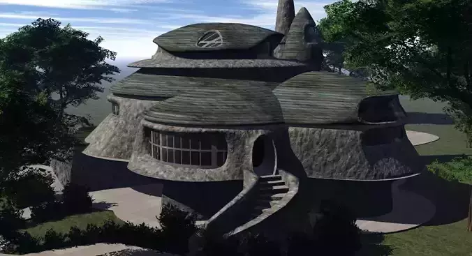 Neo Home Fantasy House 3D print model
