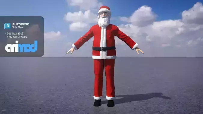 Santa Claus 3D model Santa Claus 3D model