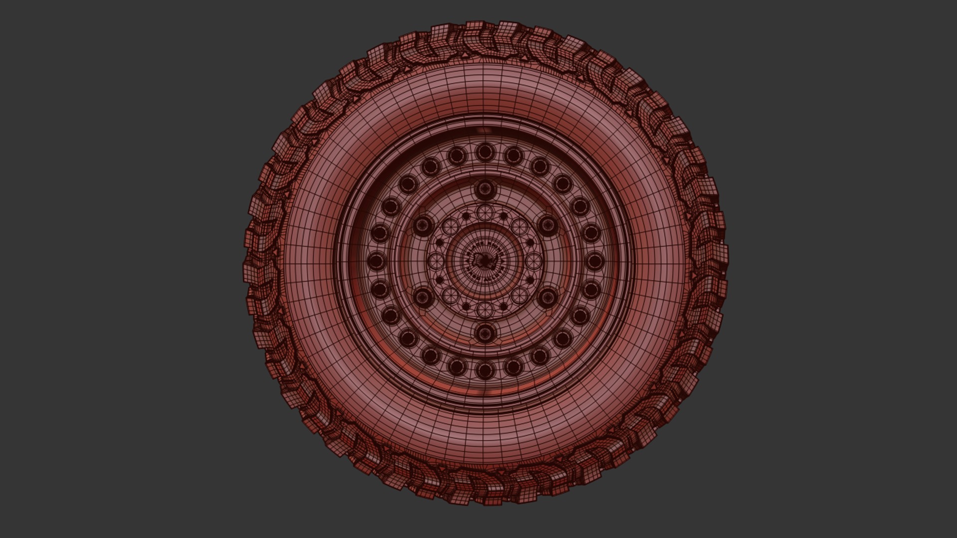 BFGoodrich MUD-TERRAIN TA KM3 Offroad Tire with Rim 3D model_9