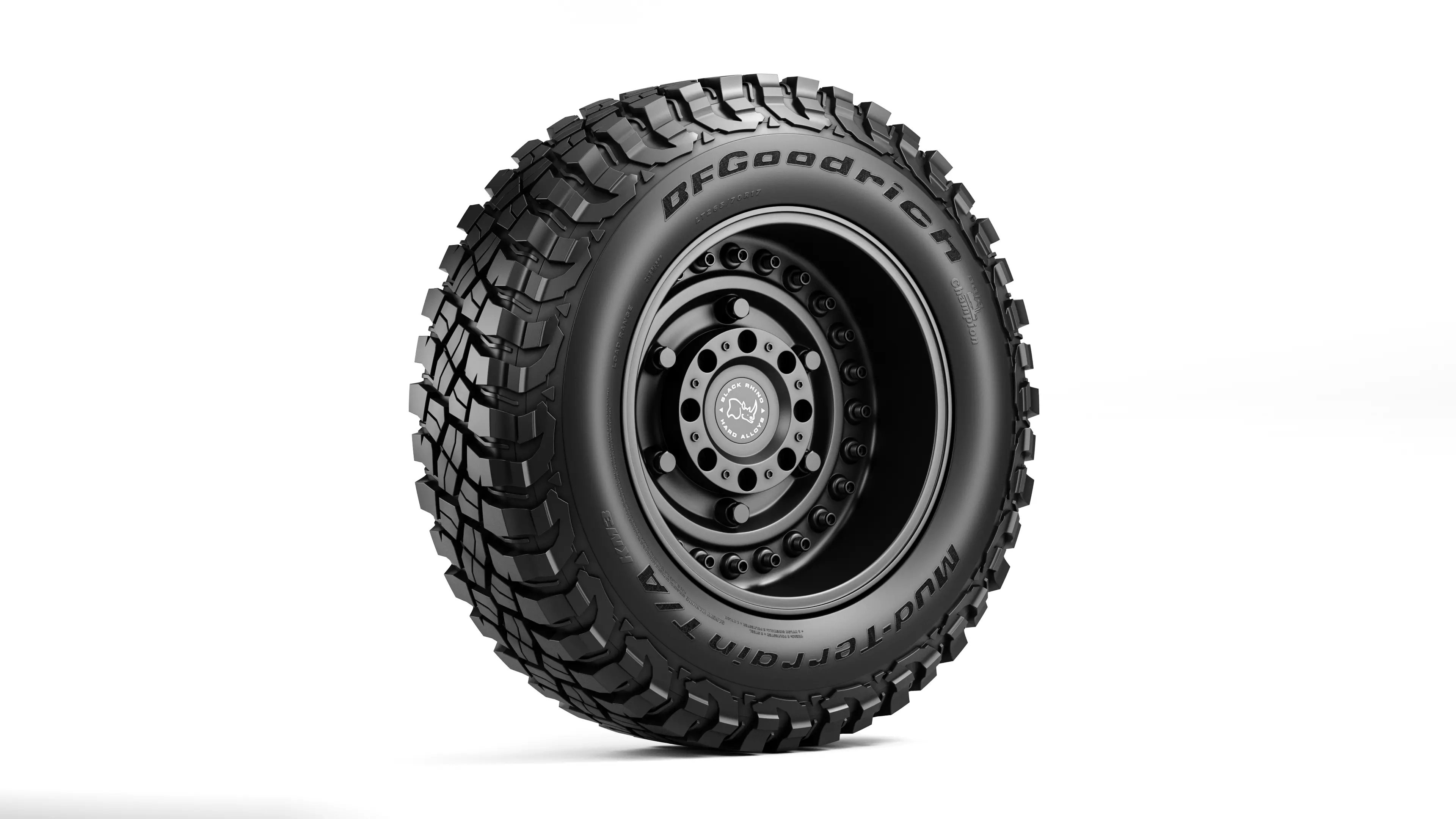 BFGoodrich MUD-TERRAIN TA KM3 Offroad Tire with Rim 3D model_0