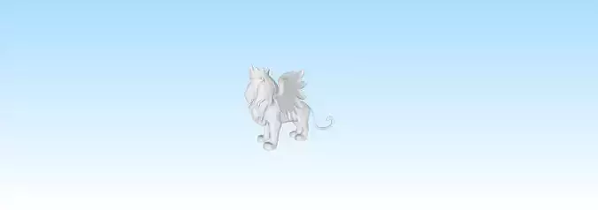 The king of lions 3D model