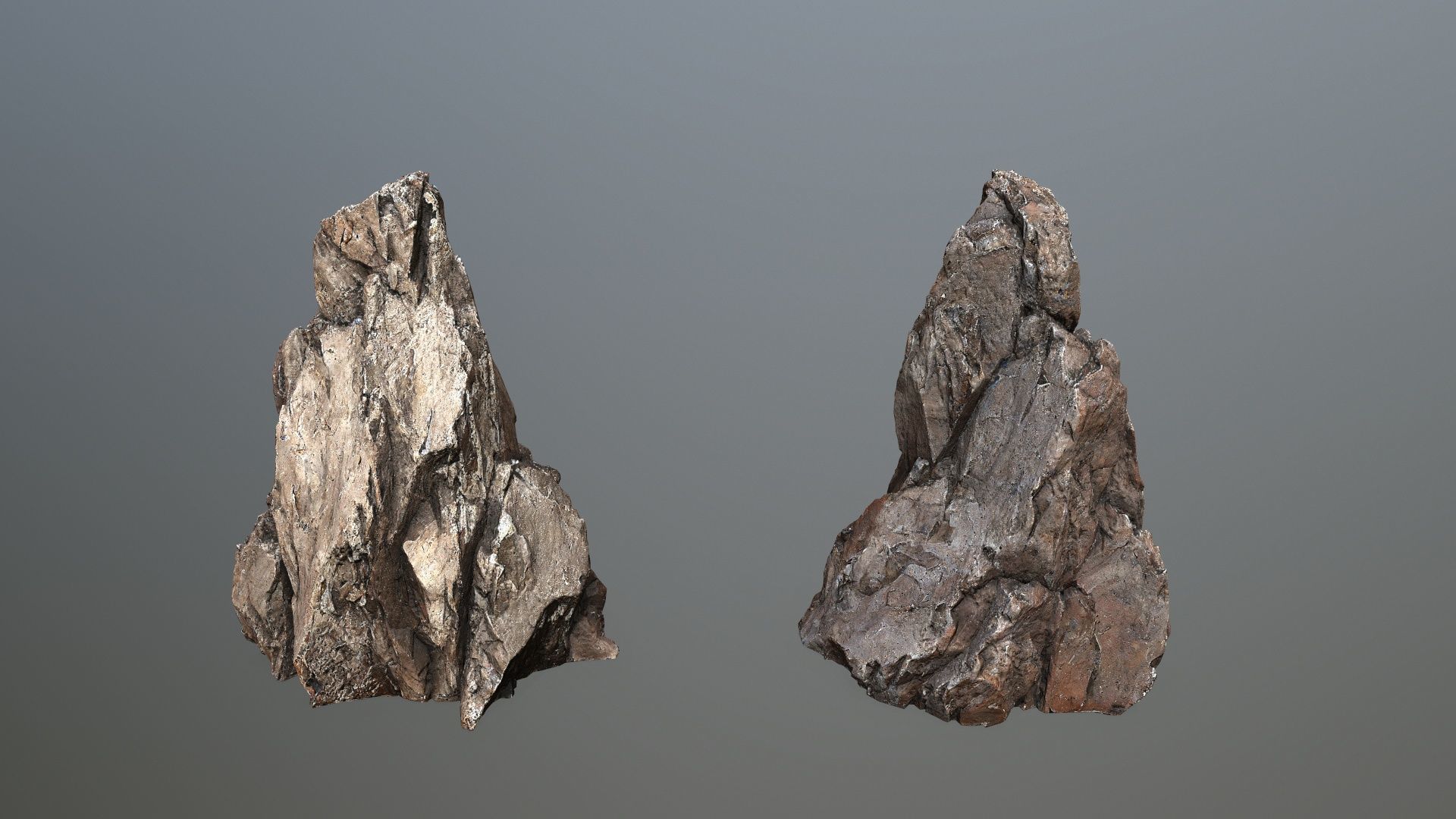 desert rocks Low-poly 3D model_17
