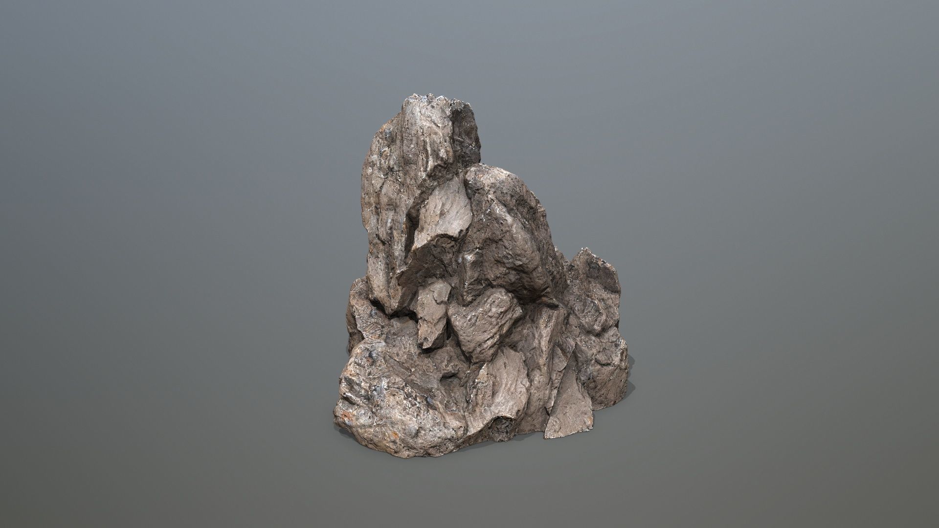 desert rocks Low-poly 3D model_10
