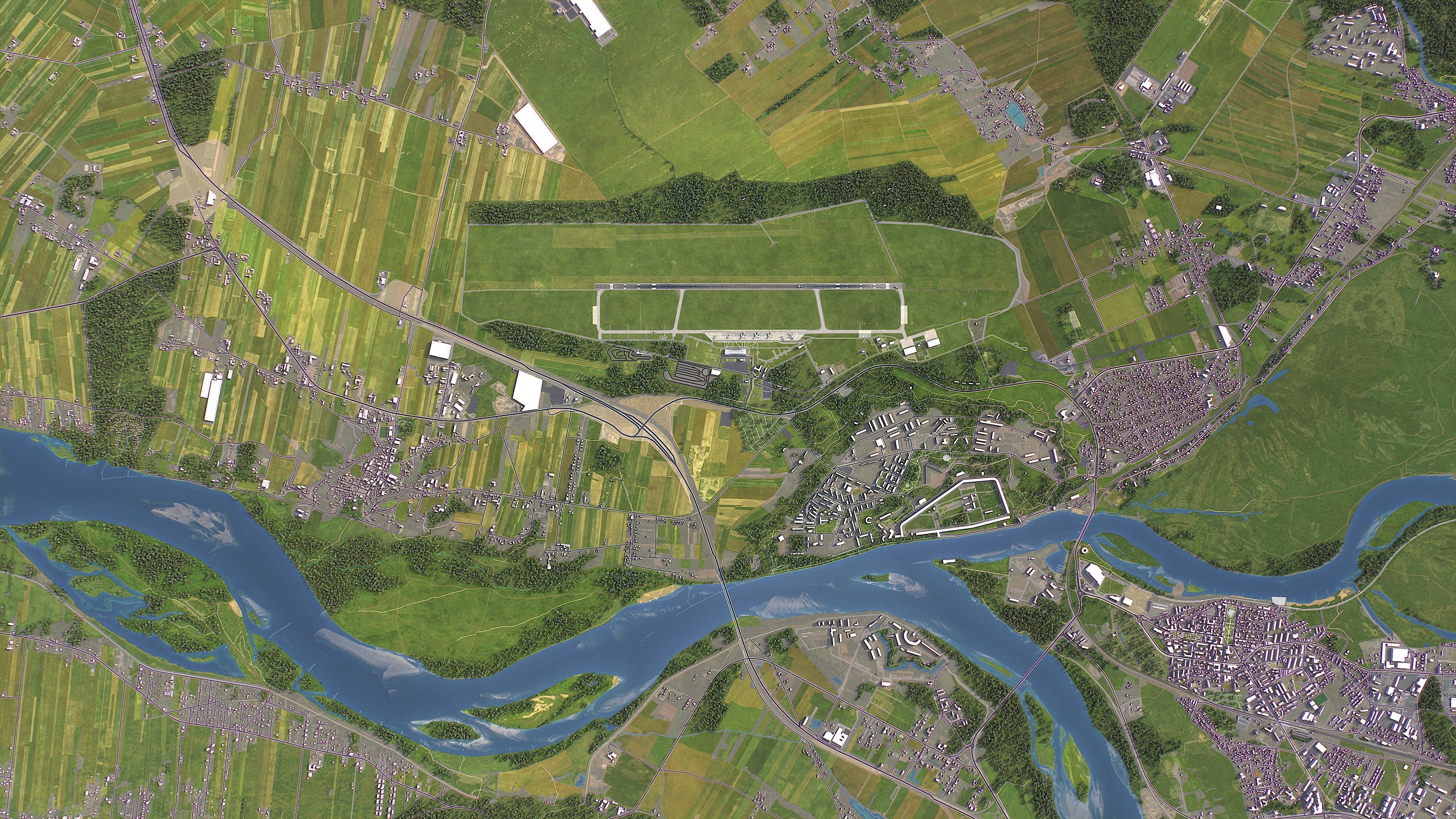 Modlin - Airport - WMI Low-poly 3D model_6