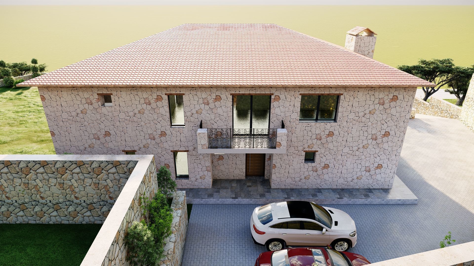 STONE HOUSE 3D model_31