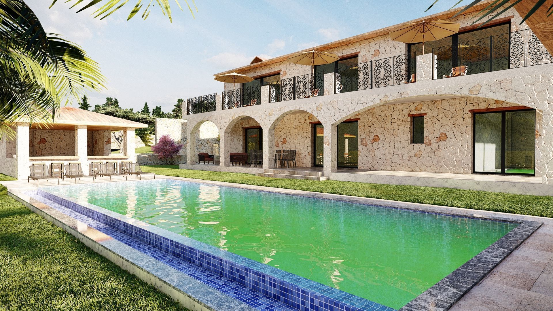 STONE HOUSE 3D model_17