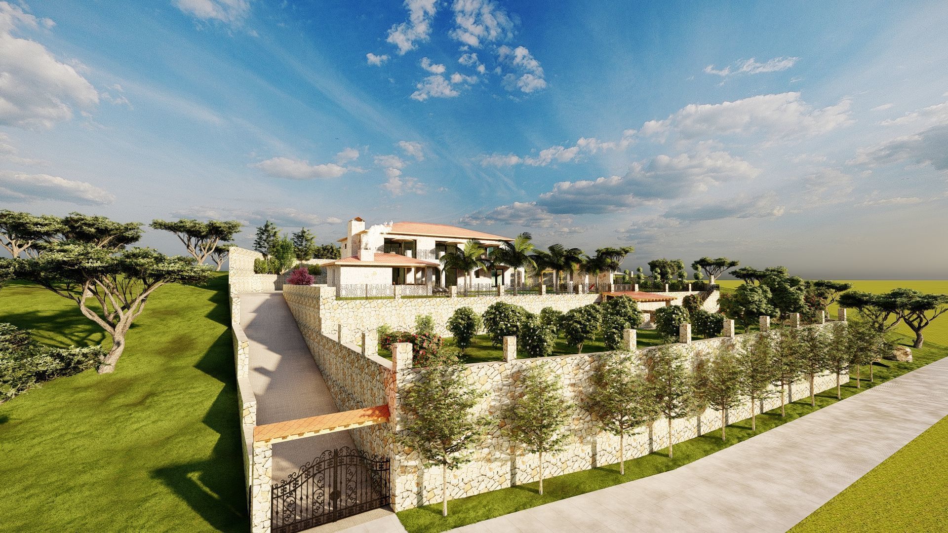 STONE HOUSE 3D model_15