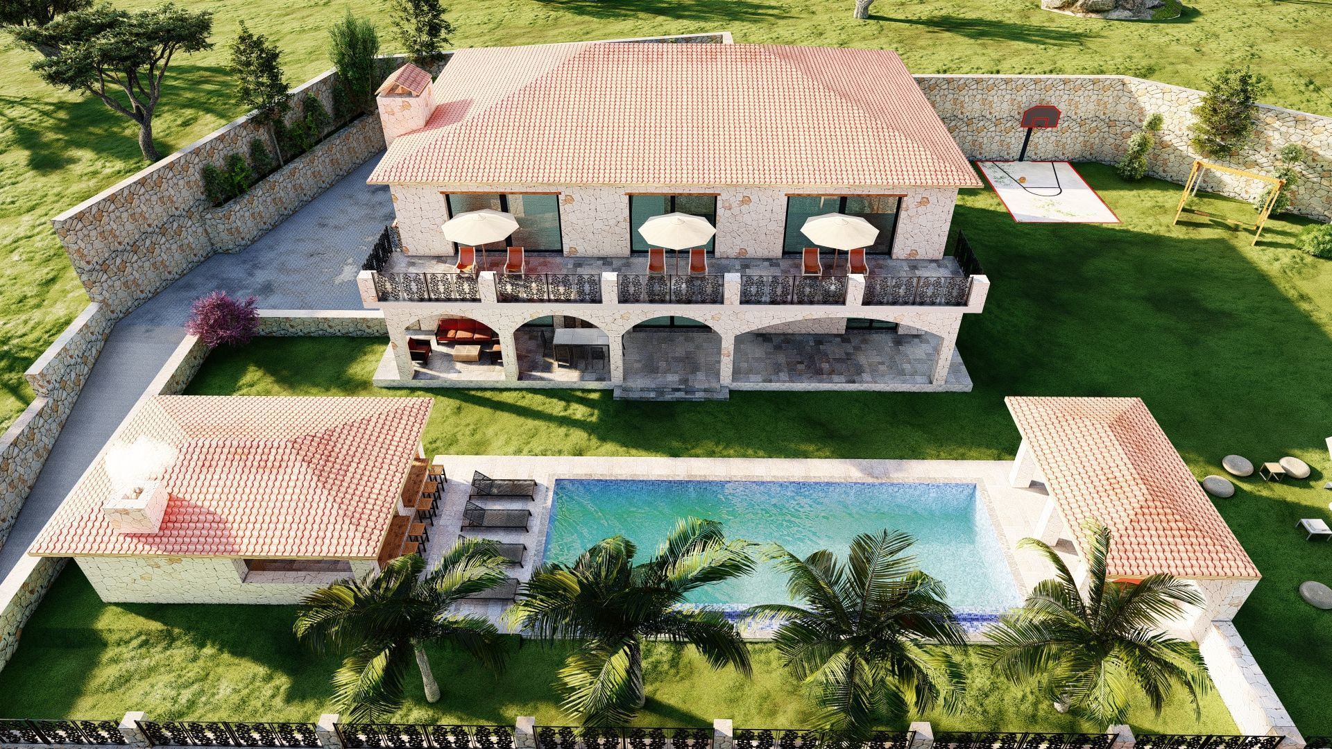 STONE HOUSE 3D model_37