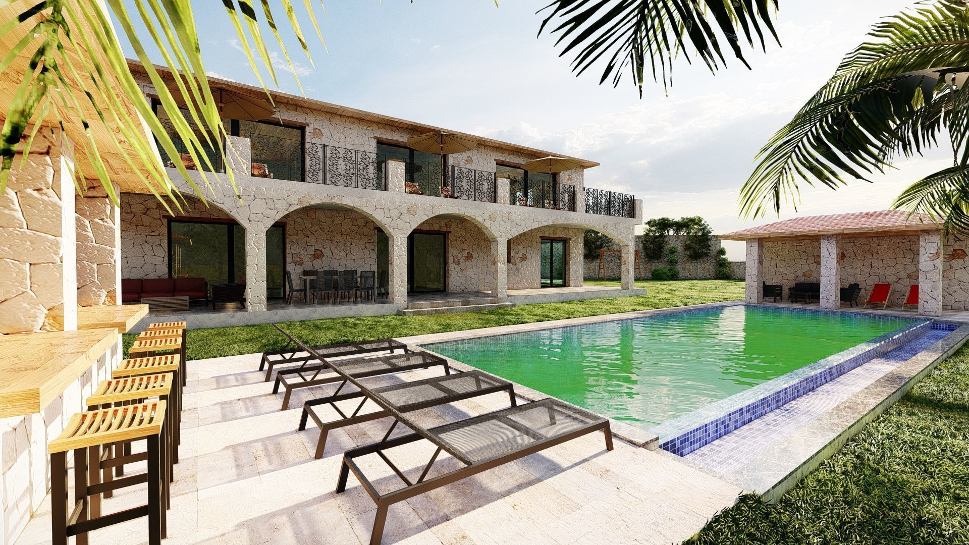 STONE HOUSE 3D model_32