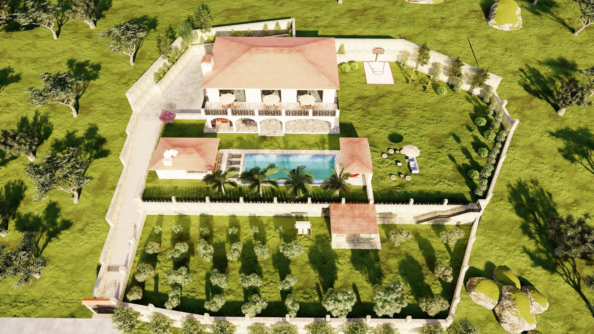 STONE HOUSE 3D model_33