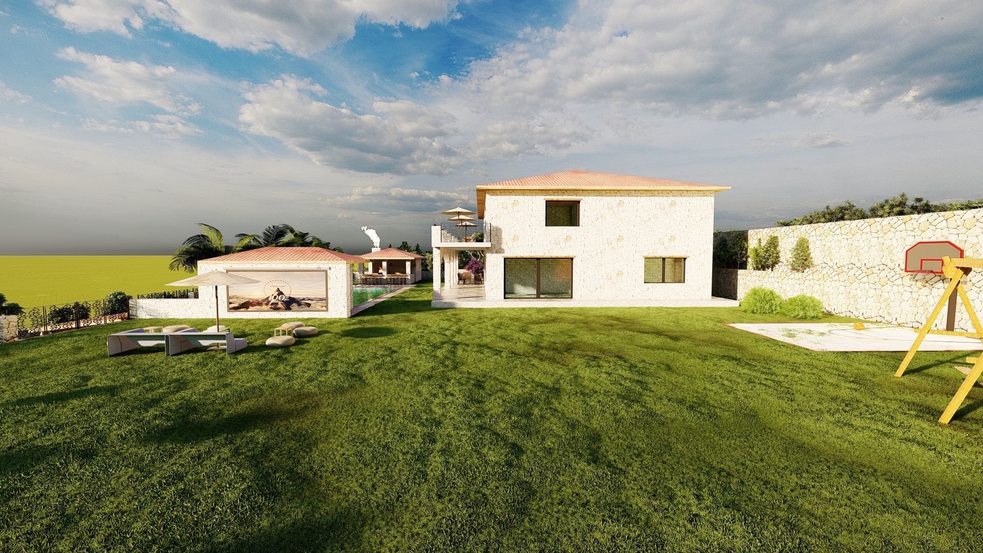 STONE HOUSE 3D model_19