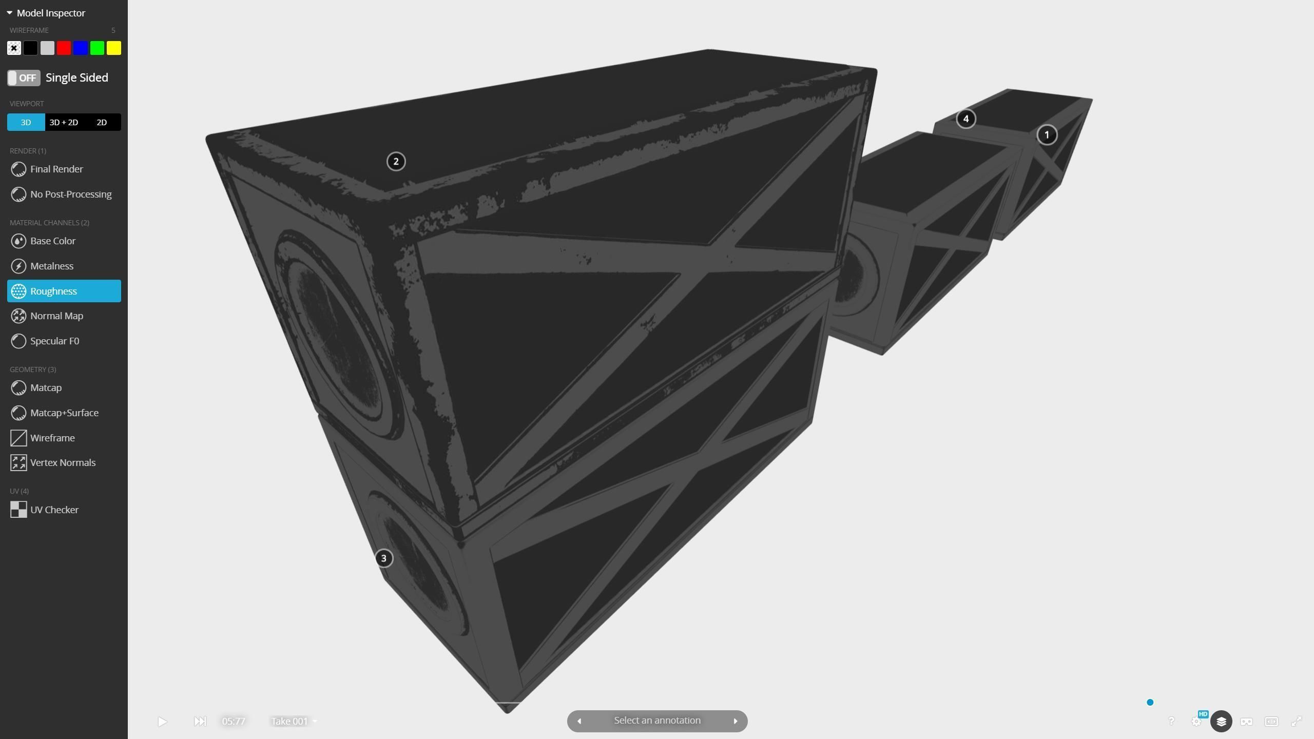 M0021 Futuristic shipping 20ft container Low-poly 3D model_11