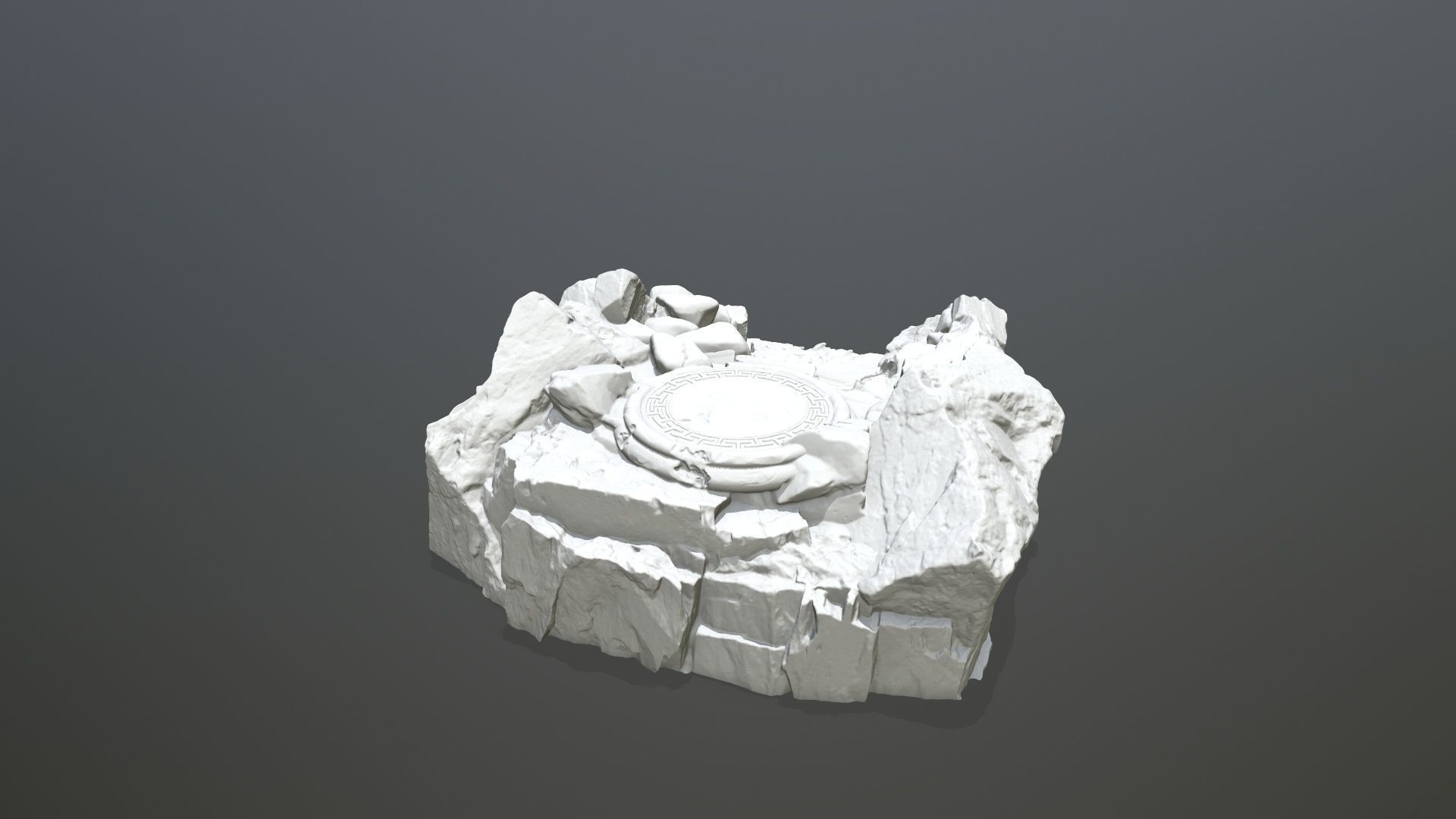 old temple 3D print model_5
