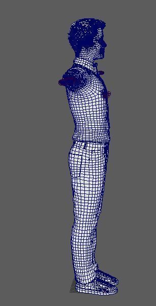 Chris Pratt Character Low-poly 3D model_25