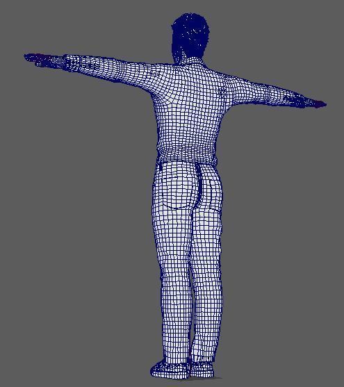 Chris Pratt Character Low-poly 3D model_17