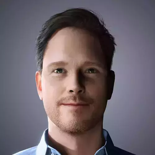 Chris Pratt Character Low-poly 3D model
