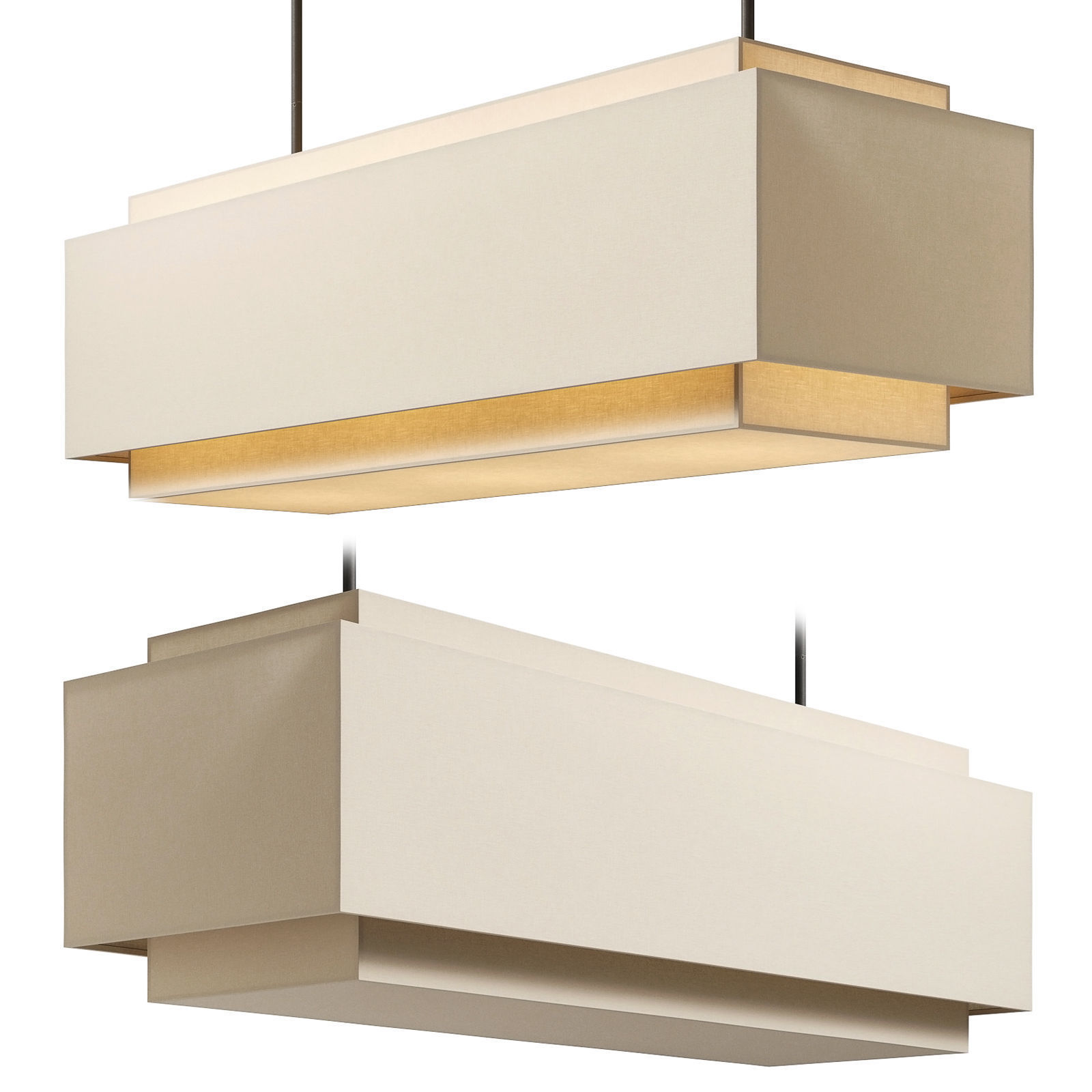 Restoration Hardware Echelon chandelier 3D model_3