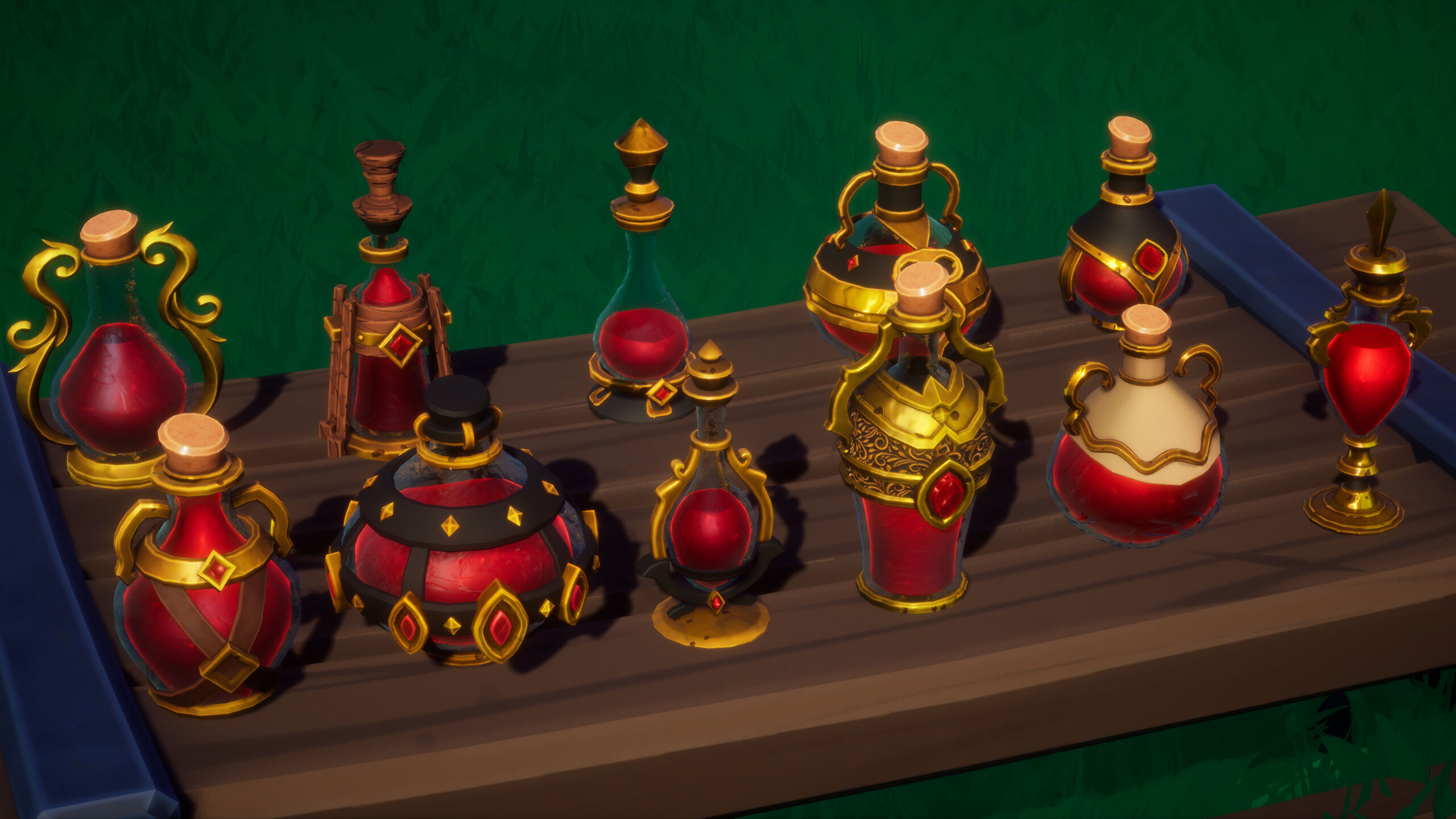 Emberbrew Potions - Stylized Potion Pack FBX and Unreal Engine Low-poly 3D model_10