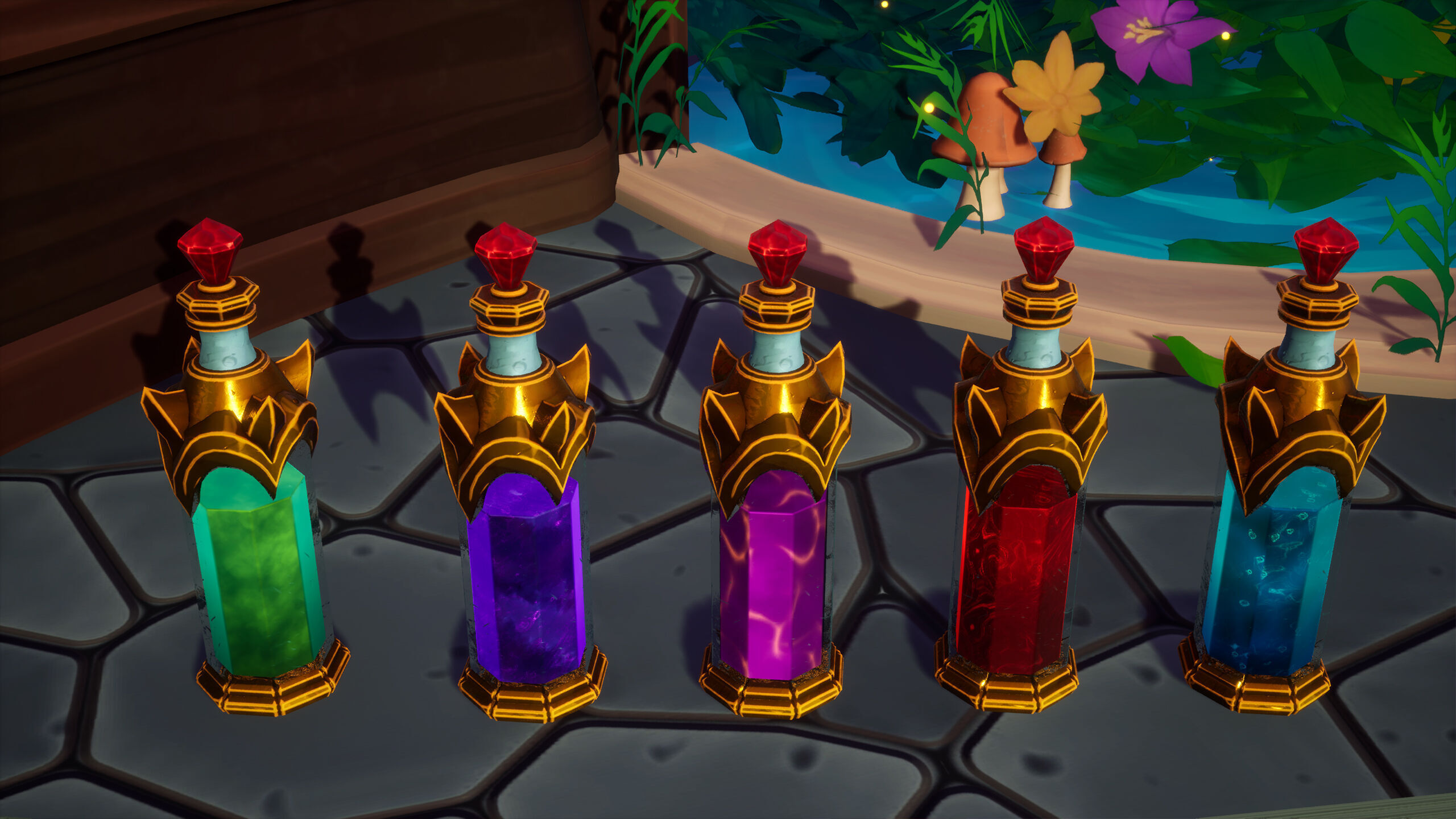 Emberbrew Potions - Stylized Potion Pack FBX and Unreal Engine Low-poly 3D model_5