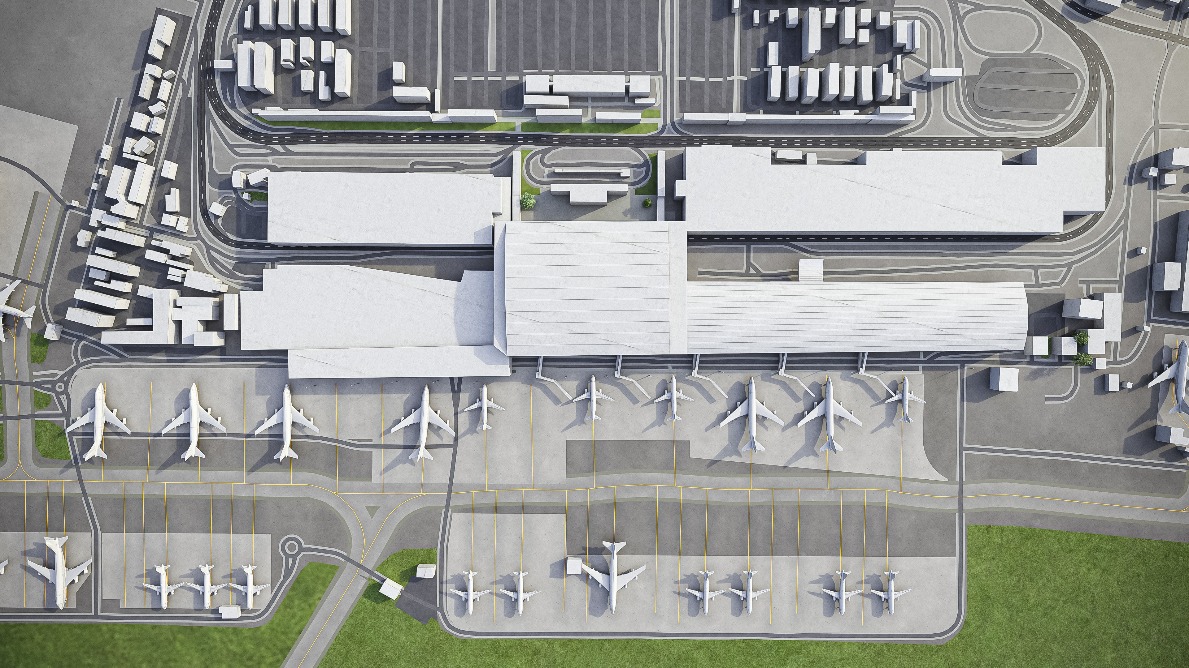 Cape Town - Airport - CPT Low-poly 3D model_7