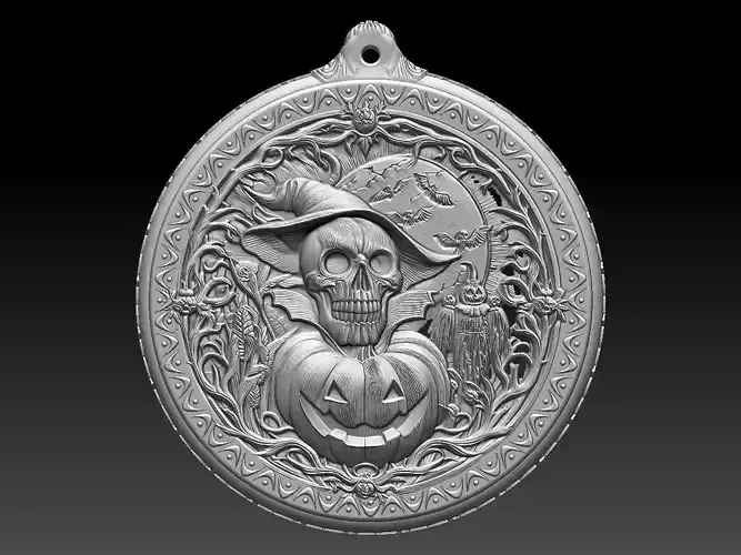 HM Halloween Keychain 003 3D print model