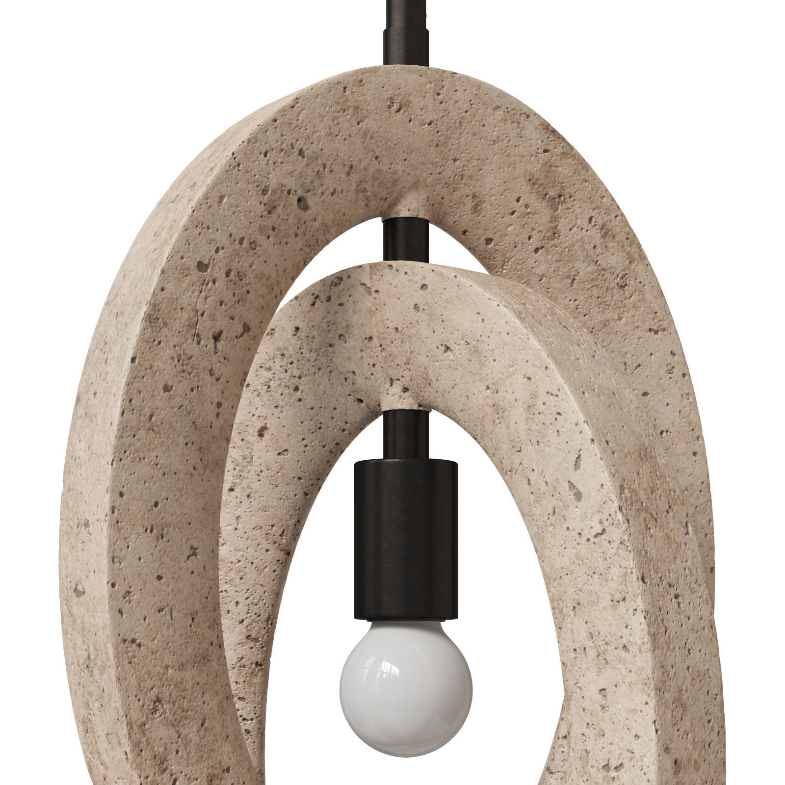 Arteriors Collins Pendant Light 3D model_7