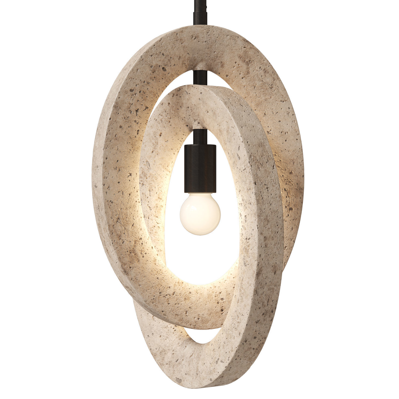 Arteriors Collins Pendant Light 3D model_2