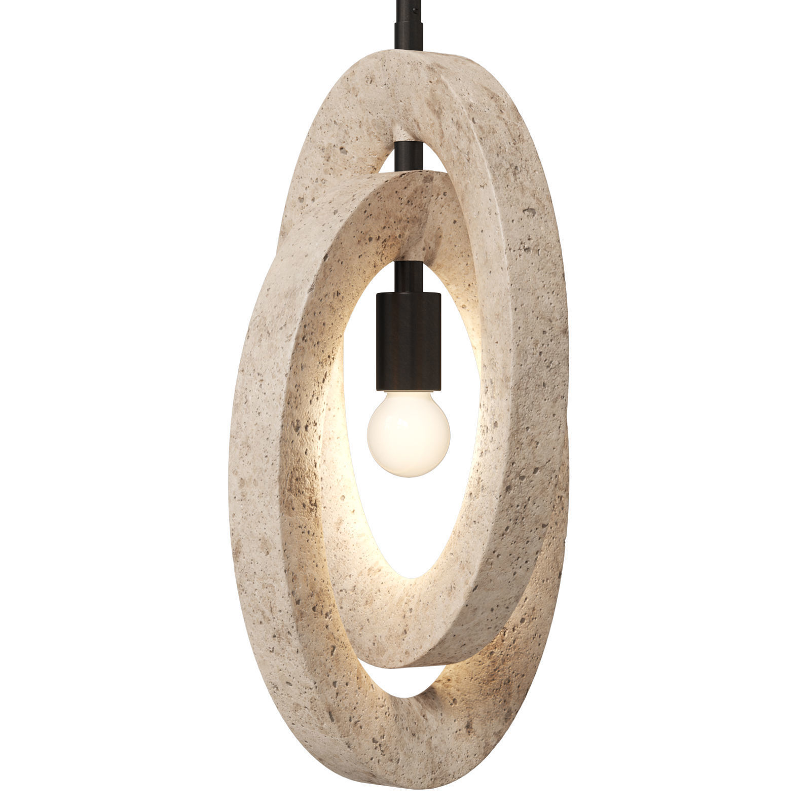 Arteriors Collins Pendant Light 3D model_3