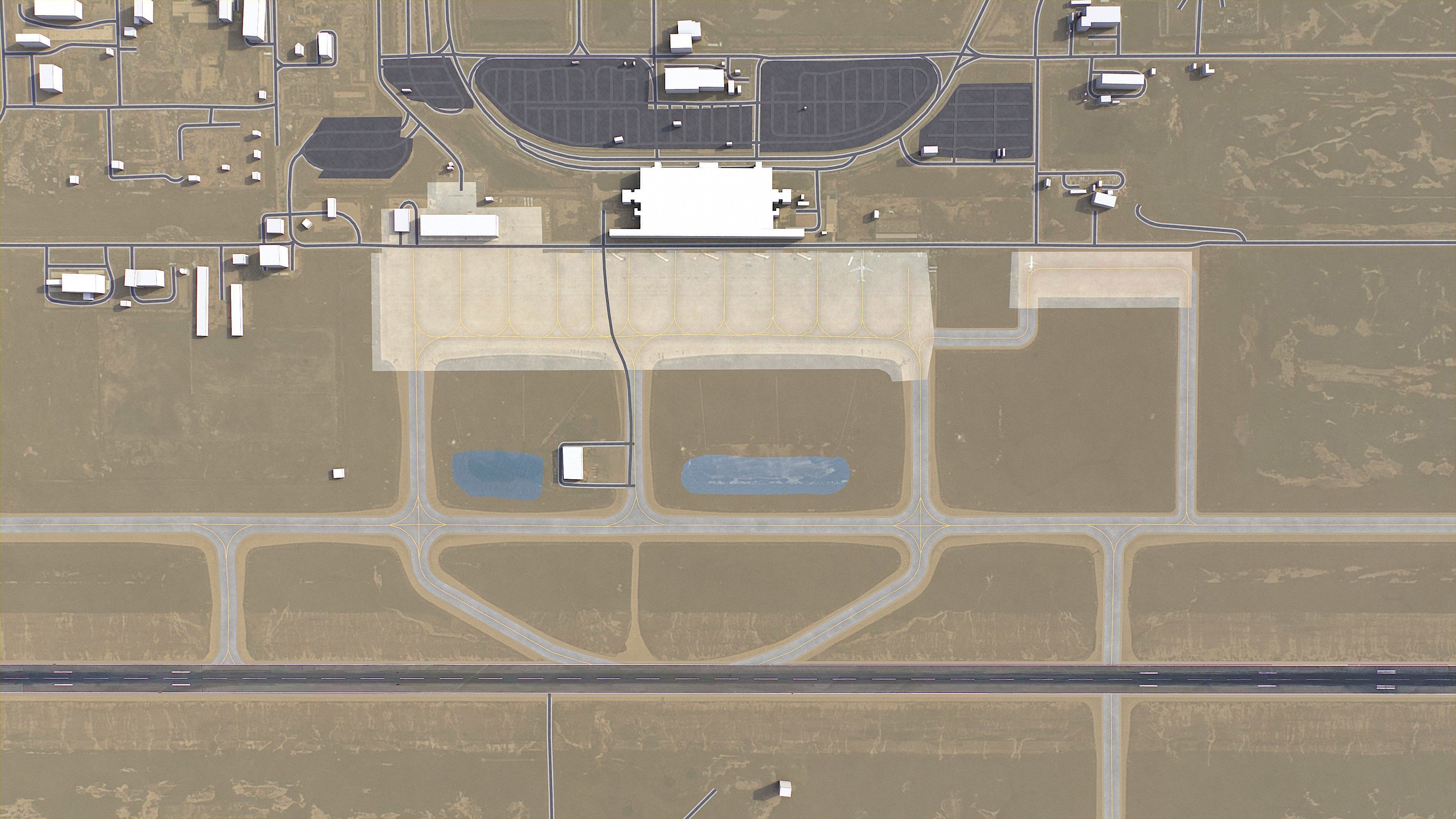 Basra - Airport - BSR Low-poly 3D model_5